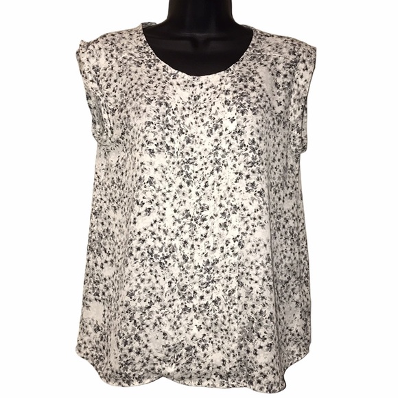 LC Lauren Conrad Blouse/Top~sz S~Small Floral Print - Picture 1 of 9